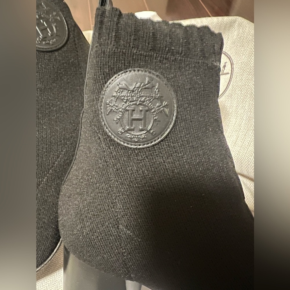 Brand new black HERMES JENNA 60 Ankle boot, size 37